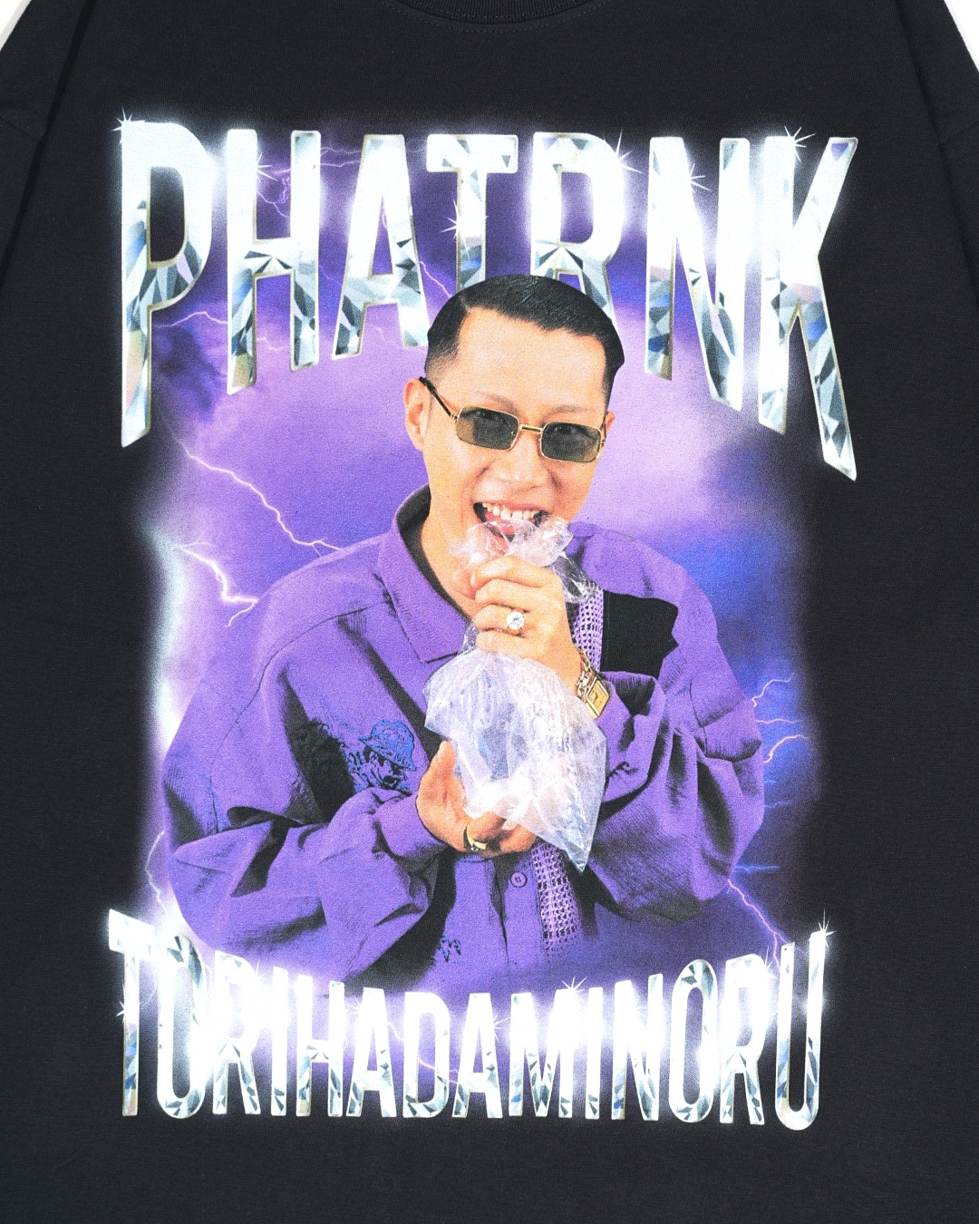 5588レア PHATRNK ファットランク キリスト Tシャツ S しろ